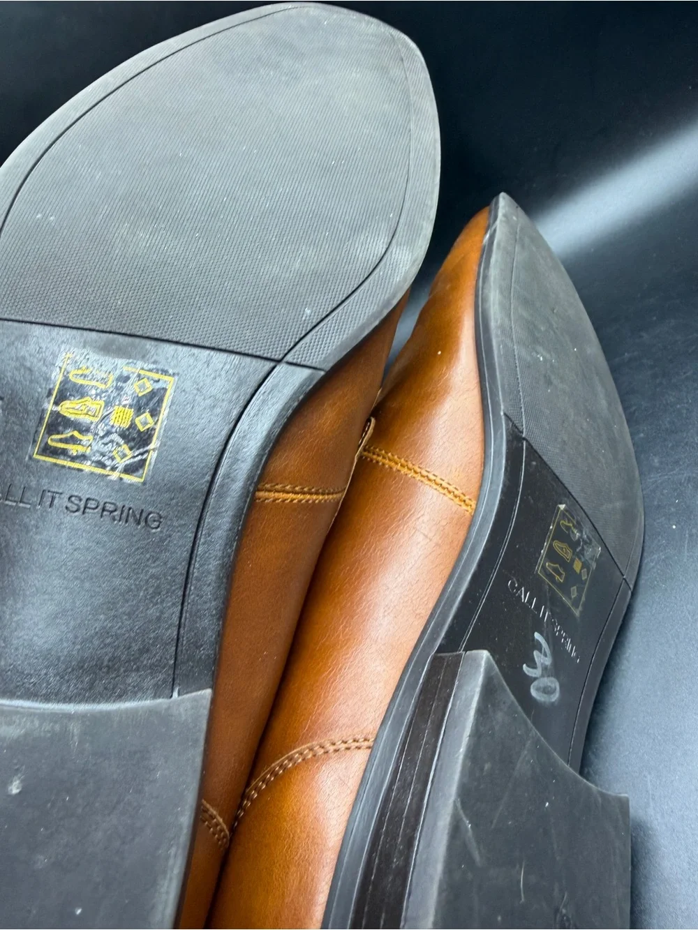 Call it spring Men's Tan Leather Bit Loafers